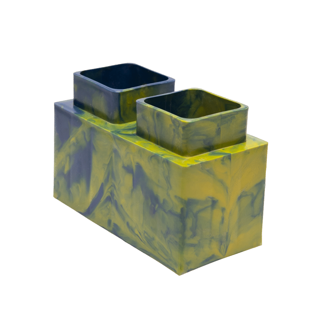 Reblox Sustainable Block in Green A Reblox Sustainable Block Created out of Recycled Plastic